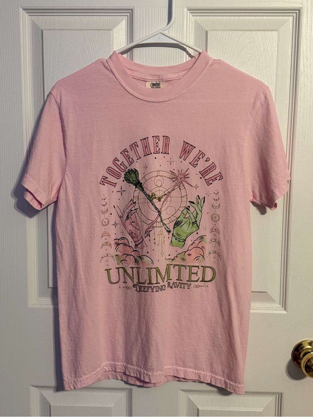 Bought on Etsy Comfort Colors Pink 'Together We're Unlimited' Graphic Tee